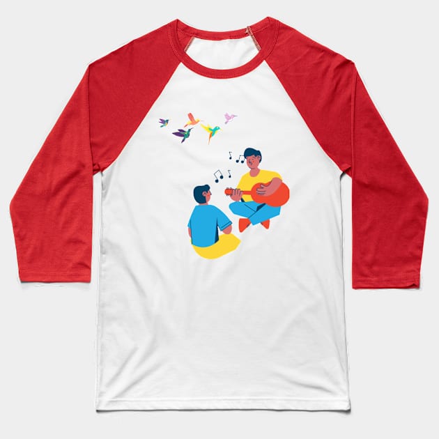 Friends Signing Baseball T-Shirt by Christamas Clothing